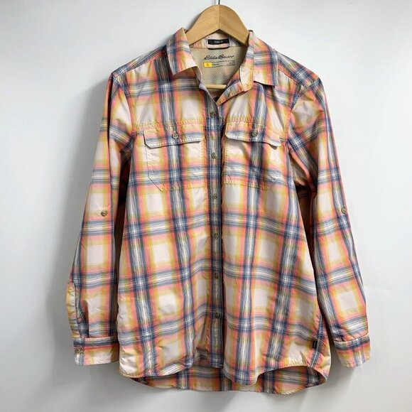Eddie Bauer Women's Travex Mountain 2.0 Ripstop Outdoor Button Up‎ Shirt Size S - Picture 1 of 13